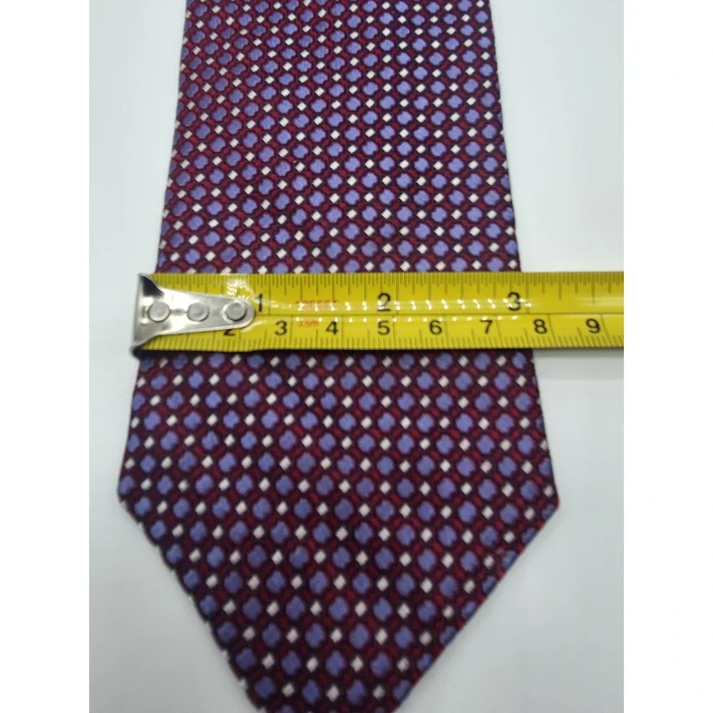 Dion Heritage Multicolor 100% Italian Silk Made in Canada Neck Tie 58